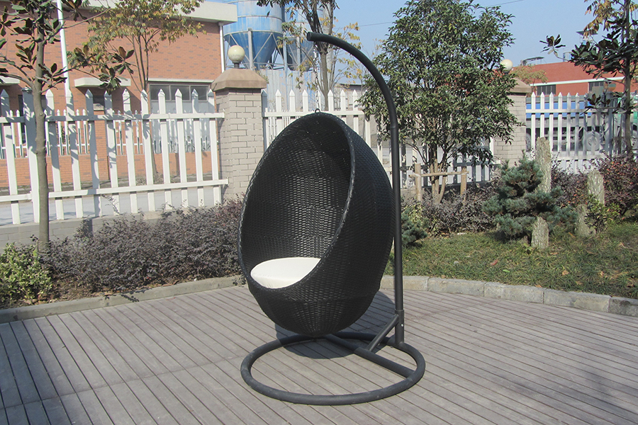 outdoor egg chair with cushion rattan swing