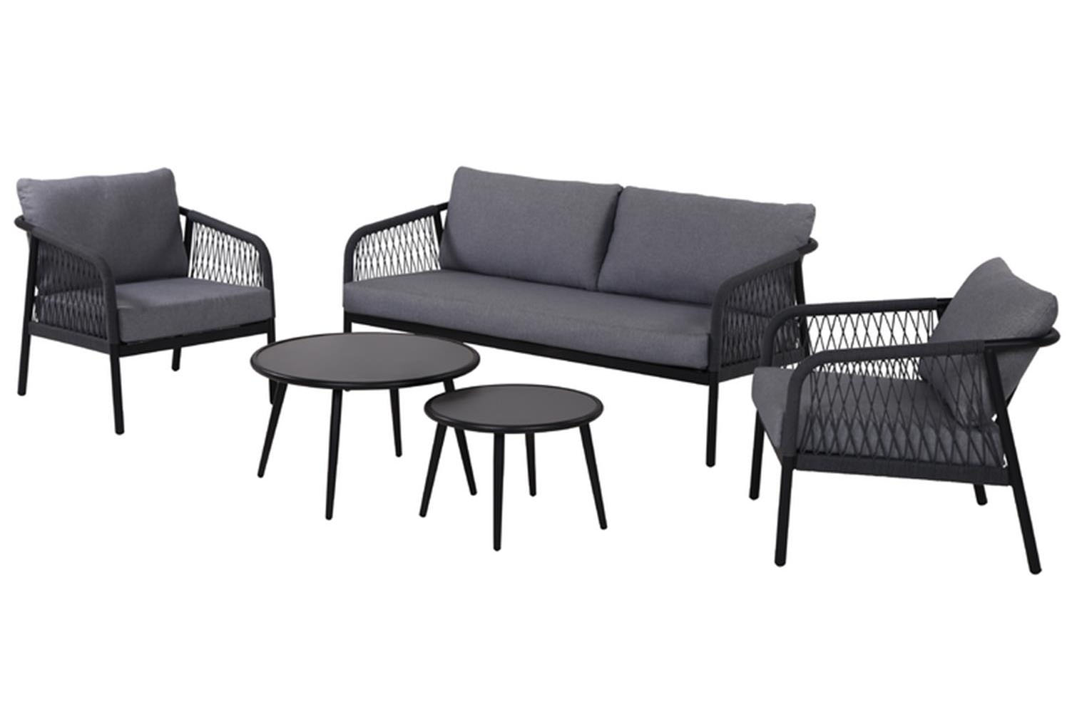 Garden Plus Amador lounge set gray Furniture ideas, Tables, Chair with armrests