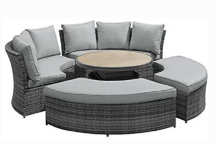 Windsor Sofa Daybed with Rising Dining Table