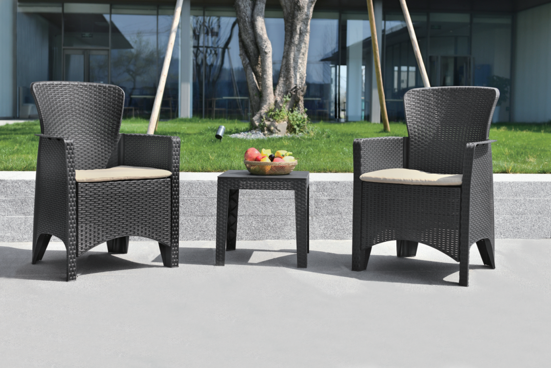 205 Rattan Look Plastic Garden Outdoor Furniture