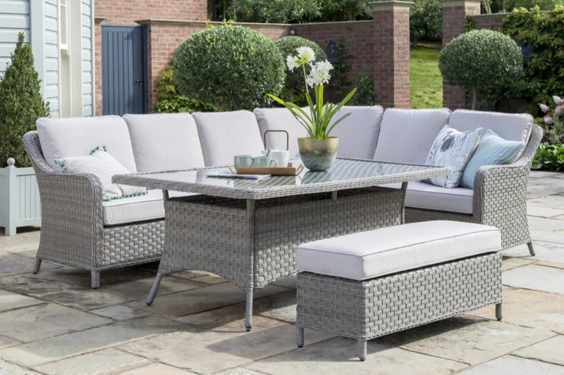 Rattan Garden Furniture Corner Set